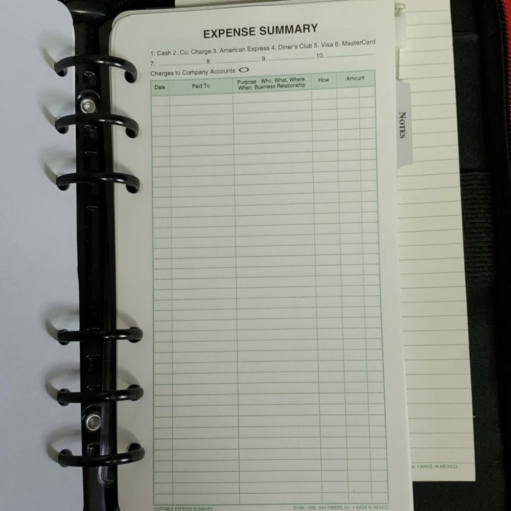 Leather Project Binder and Expanding file.